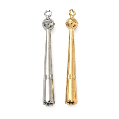 304 подвески из нержавеющей стали, длинный конусный кулон