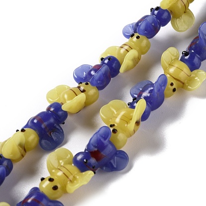 Handmade Lampwork Beads, Bumpy, Bee