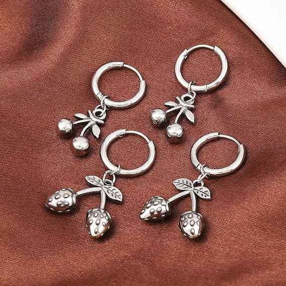 316 серьги-кольца из хирургической нержавеющей стали