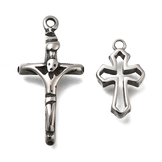 304 подвески из нержавеющей стали, крест очарование