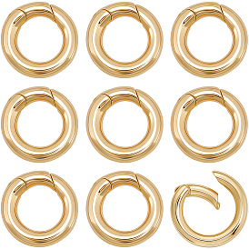 10шт. латунные пружинные кольца-затворы, без никеля , кольцо