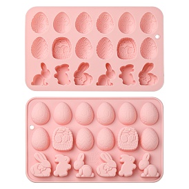 18 силиконовая форма для выкройки, мультяшные пасхальные формы для помадки своими руками, кролик из яйца