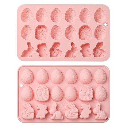 18 силиконовая форма для выкройки, мультяшные пасхальные формы для помадки своими руками, кролик из яйца