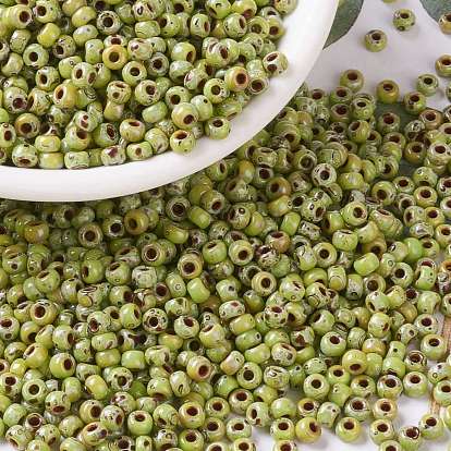 Миюки круглые бусины рокайль, японский бисер, непрозрачные цвета пикассо