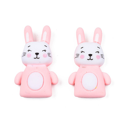 Opaque Resin Cabochons, Rabbit