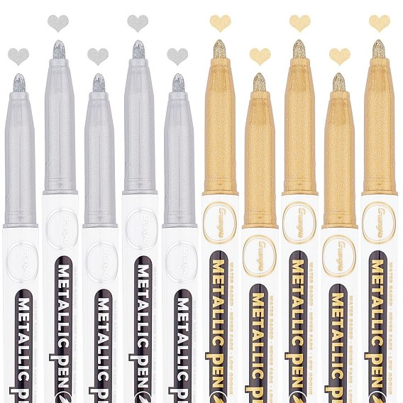 Metallic Markers Paints Pens, Graffiti Highlighter Signature Pen