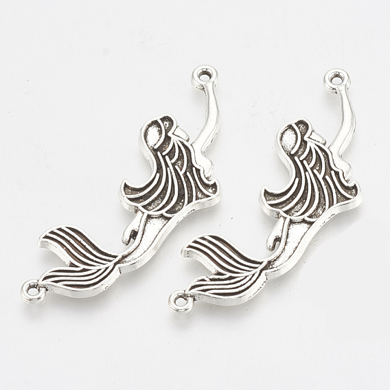 Параметры ссылку эмали сплава тибетский стиль, русалка, без кадмия и без свинца