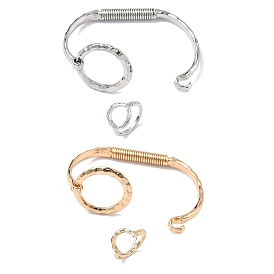 Комплекты колец и браслетов из кованой стали