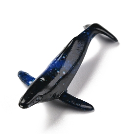 Whale Shaped Plastic Decorations, for DIY Silicone Molds