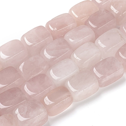 Naturel a augmenté perles de quartz brins, cuboïde