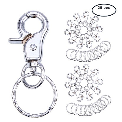 Fermoirs pivotants de fer avec porte-clés