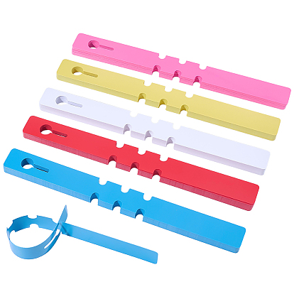 200Pcs 5 Colors Plastic Plant Labels, Plant Tags, for Seed Potted Herbs Flowers Vegetables