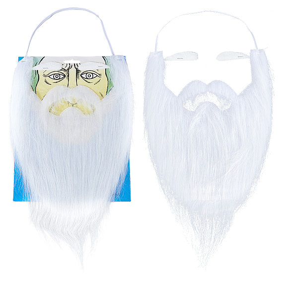 Тканевые искусственные брови и усы, рождественские аксессуары для косплея Санта-Клауса