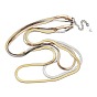 304 многослойные плоские ожерелья-змейки из нержавеющей стали