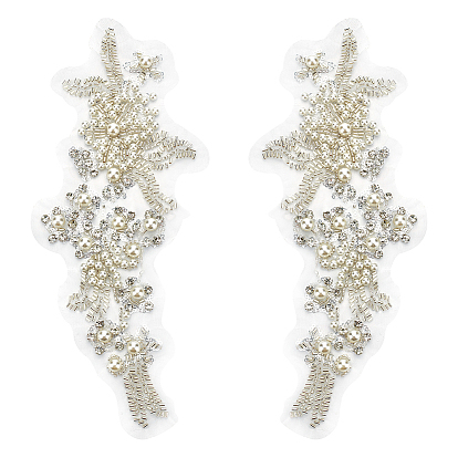 Кружевной воротник с цветочной вышивкой, декольте отделка одежды пошив аппликации край, аксессуары для одежды diy