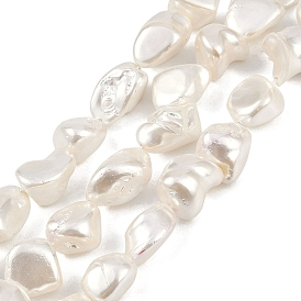 Shell Pearl Beads Strands, Nuggets