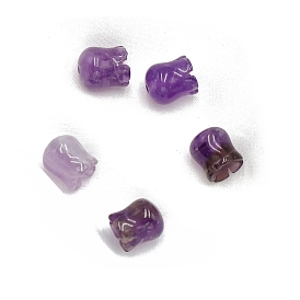 Natural Amethyst Beads, Undyed, Lily of the Valley