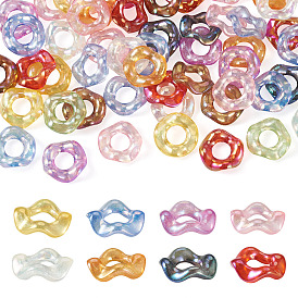 Beschichteten, UV-transparenten Acrylperlen, leuchtende Blume, Leuchten im Dunkeln