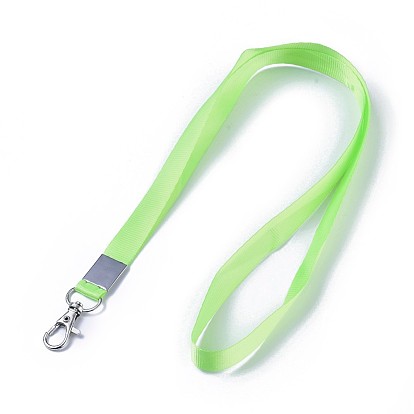 Umhängeband aus Polyester, mit Karabiner verschlüsse