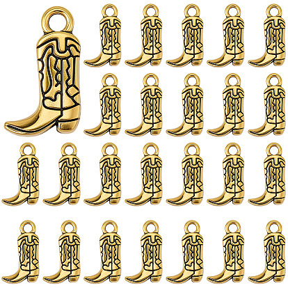 50 шт. Подвески из сплава в тибетском стиле, джинсовая тематика в стиле вестерн