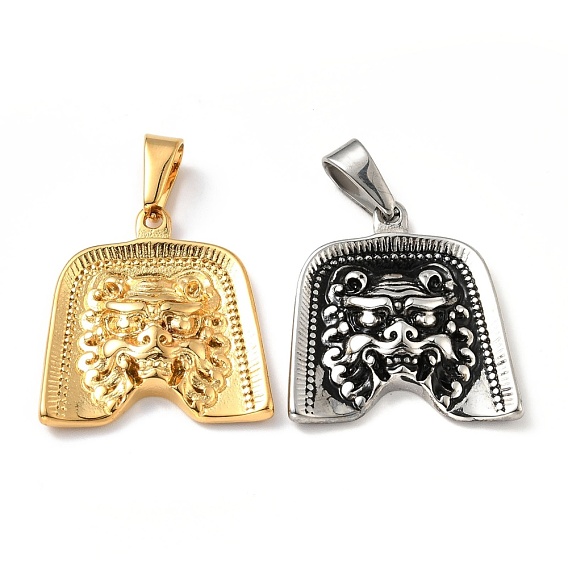 PVD Vacuum Plating 304 Stainless Steel Pendants, Devil