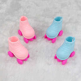 Plastic Doll Roller Skates, Fit American Girl Doll Accessories