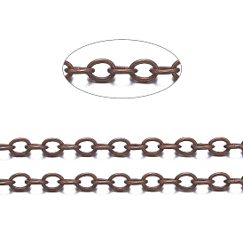 Латунные кабельные цепи, пайки, с катушкой, овальные, без кадмия и без свинца, долговечный