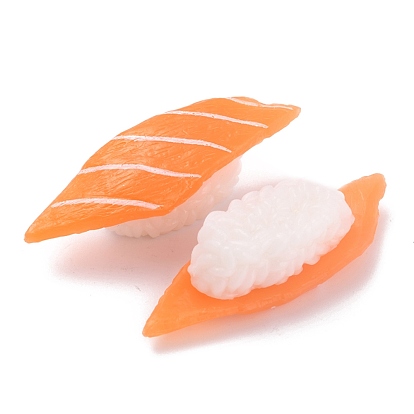 Artificial Plastic Sushi Sashimi Model, Imitation Food, for Display Decorations, Salmon Sushi