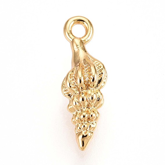Латунные подвески, формы раковины, без кадмия, без никеля и без свинца