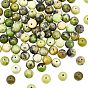 2 Strands Natural Serpentine Beads Strands, Round