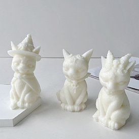 3D Egyptian Cat DIY Silicone Candle Molds, Aromatherapy Candle Moulds, Scented Candle Making Molds