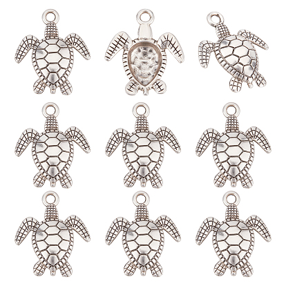 Alloy Pendants, Ocean Theme, Sea Turtle