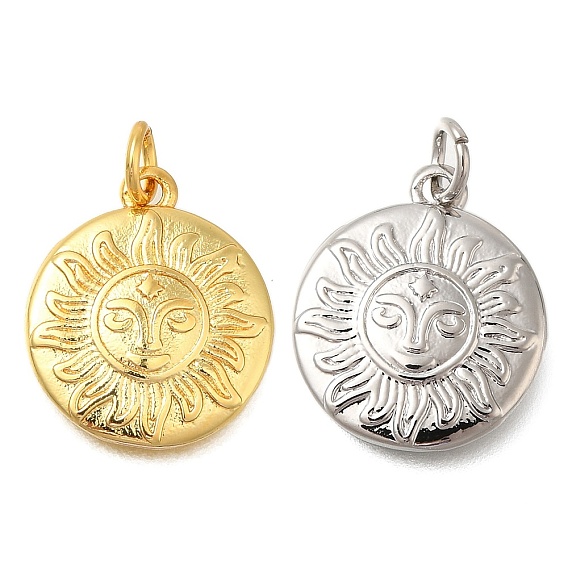 Плоские круглые с солнечной стойкой, покрытая латунью подвески, без свинца и без кадмия, долговечный