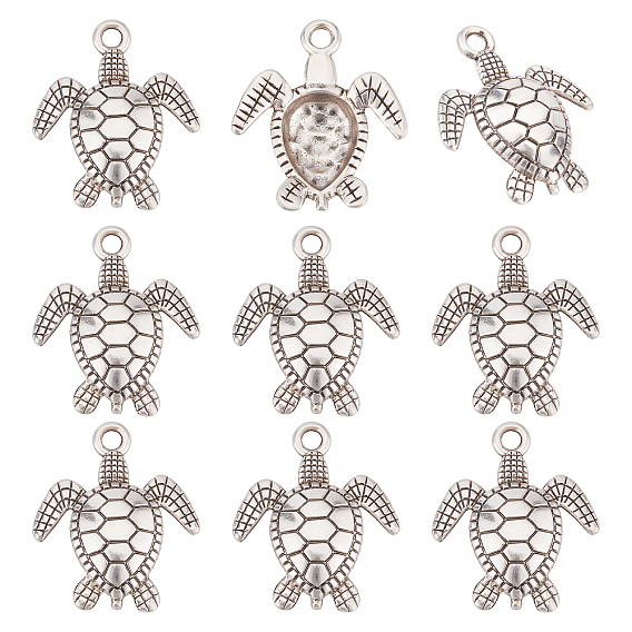 Alloy Pendants, Ocean Theme, Sea Turtle
