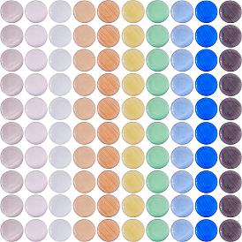 140шт 10 цвета кабошоны лэмпворк, полукруглый