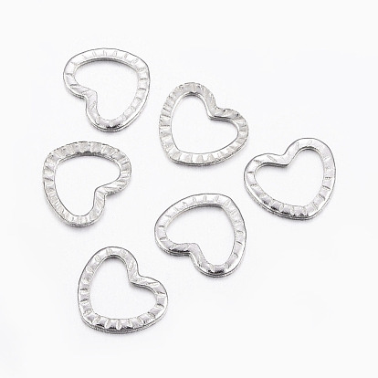 304 de acero inoxidable que une los anillos, corazón