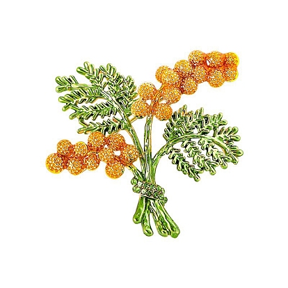 Броши из цинкового сплава с цветами