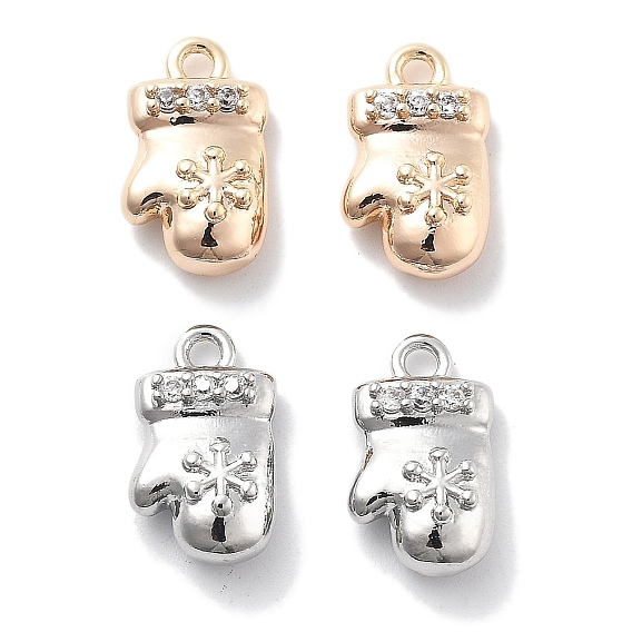 Подвески из прозрачного кубического циркония с микропейвом, без кадмия, без никеля и без свинца, перчатки