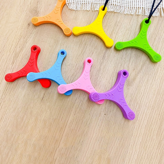 Подвески из пищевого экологически чистого силикона в форме дротика, изготовление ожерелий diy