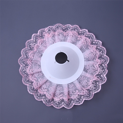 Puños de ramo de cuello de plástico y encaje, soporte de mango de flor para ramo de novia