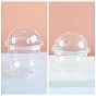 Plastic Small Cake Containers, Disposable Dessert Cake Boxes, with Lids, Round