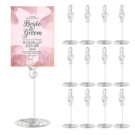 Железная памятка подставка для фотографий, записные книжки, музыкальная нота