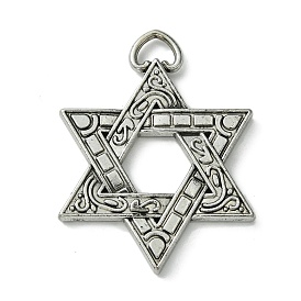 Tibetan Style Alloy Pendants, Star