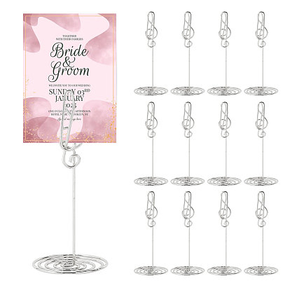 Железная памятка подставка для фотографий, записные книжки, музыкальная нота