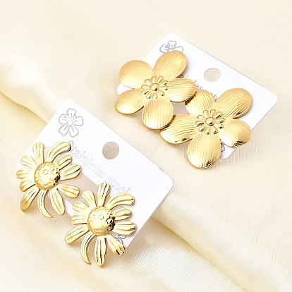 304 серьги из нержавеющей стали, вакуумное покрытие pvd