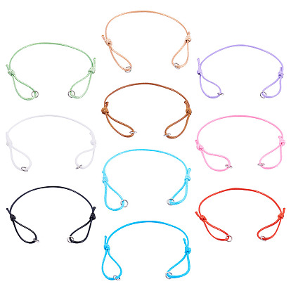 30шт 10 цвета нейлоновая нить шнур браслеты изготовление