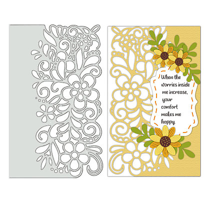 Углеродистая сталь разрезает трафареты, для diy scrapbooking, Фотоальбом, декоративная бумага для тиснения, цвет нержавеющей стали