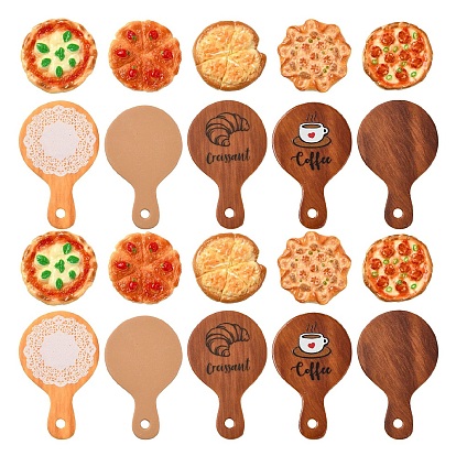 50 шт. 10 стильная имитация пиццы из смолы, имитация еды, притворяясь опорными украшениями