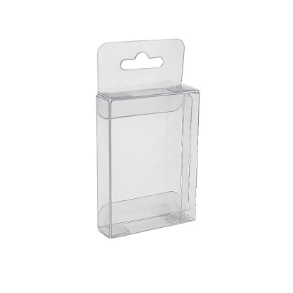 Window PVC Plastic Candy Boxes, with Hole Handle