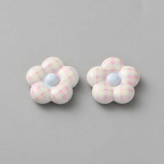 Пластиковые кабошоны, цветок